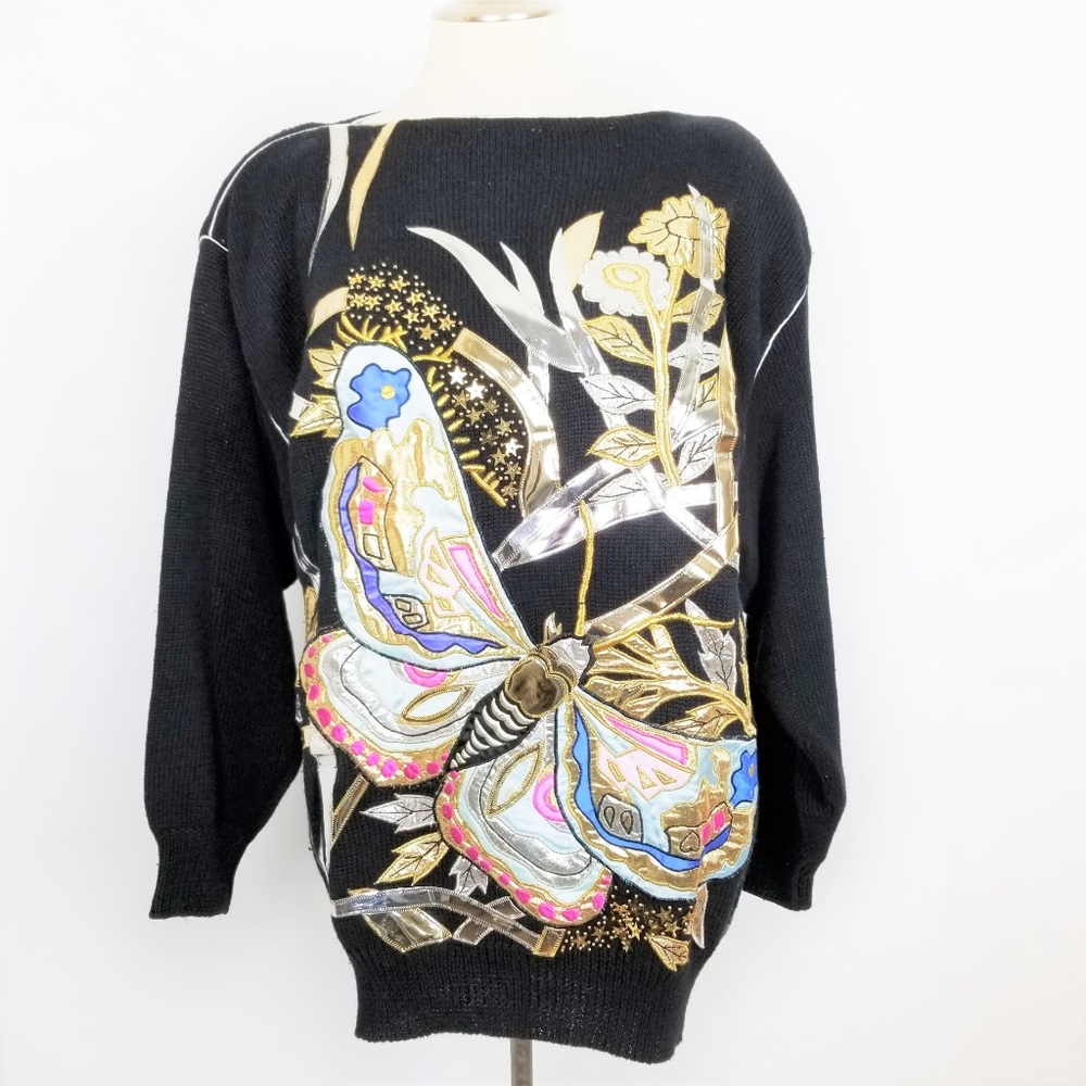 Bonnie Boerer Sweater Vintage women size Medium